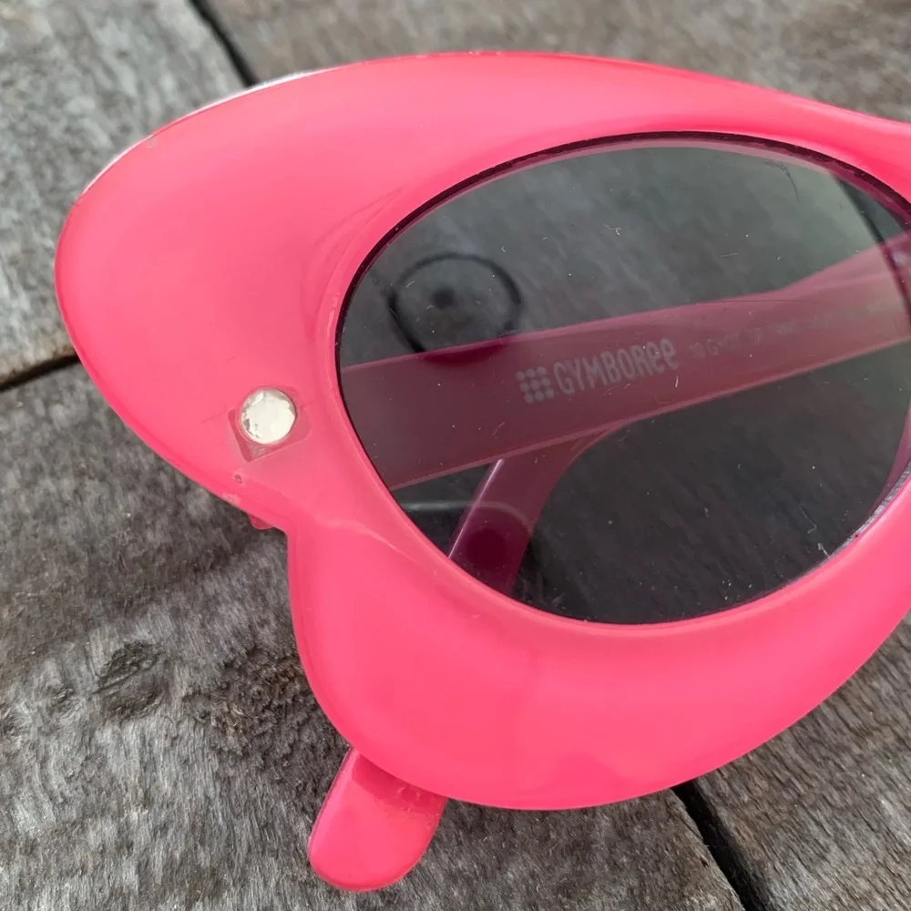 Gymboree Pink Butterfly-Shaped Kids Sunglasses